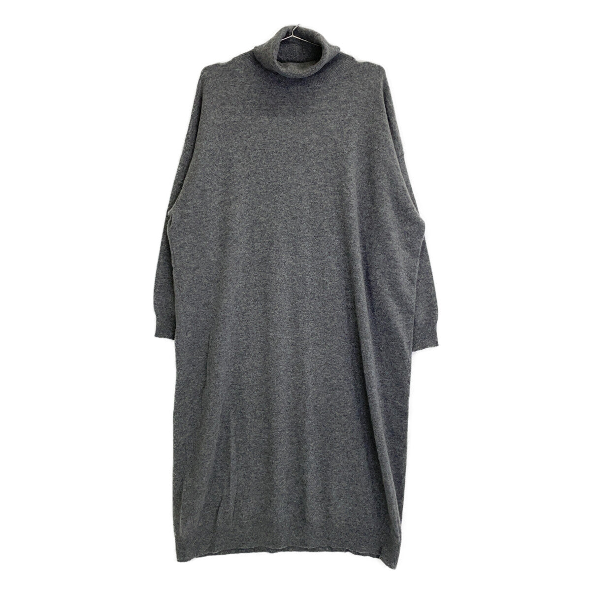 GRAY 3210300186 CASHMERE TURTLENECK DRESS One Piece XS Ladies