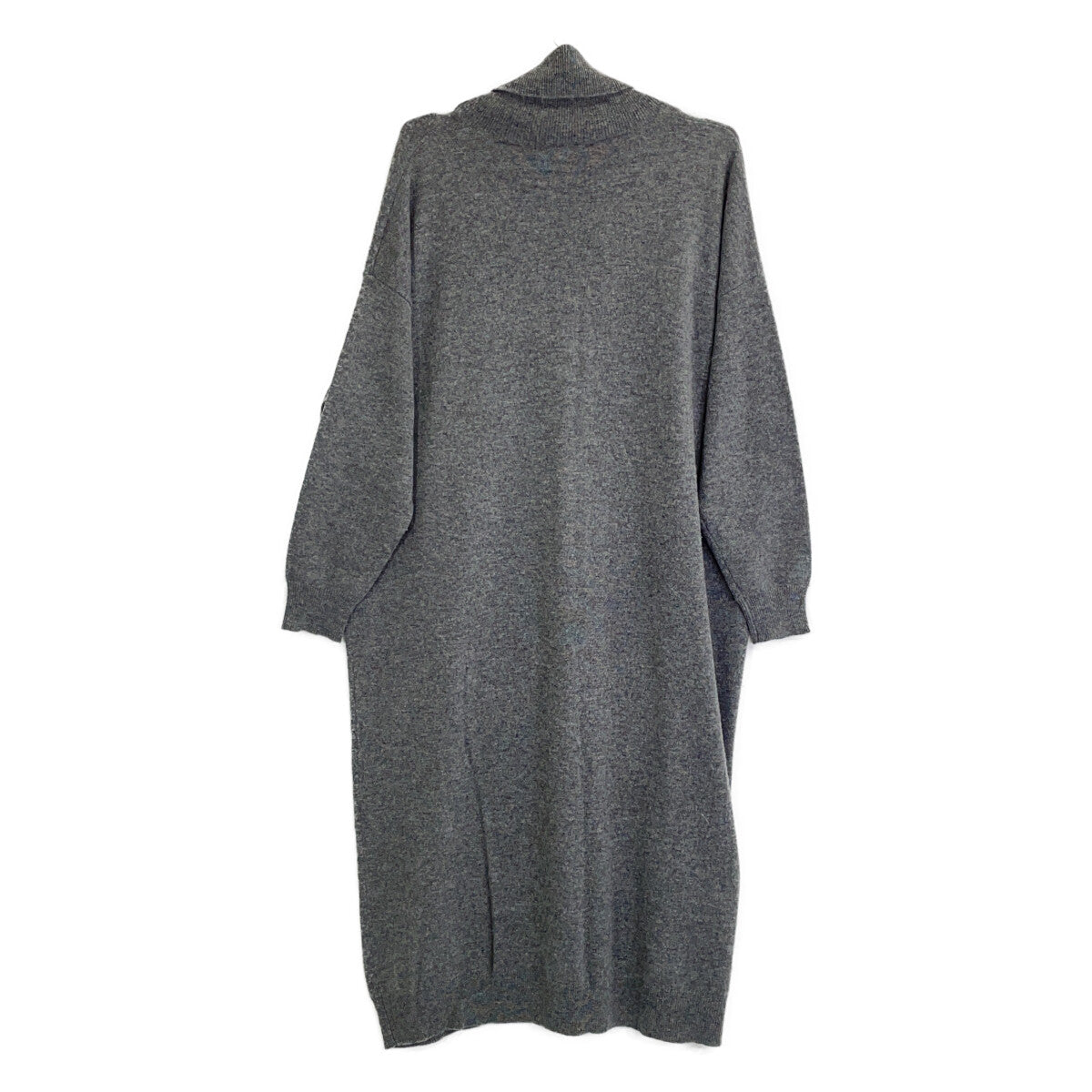 GRAY 3210300186 CASHMERE TURTLENECK DRESS One Piece XS Ladies