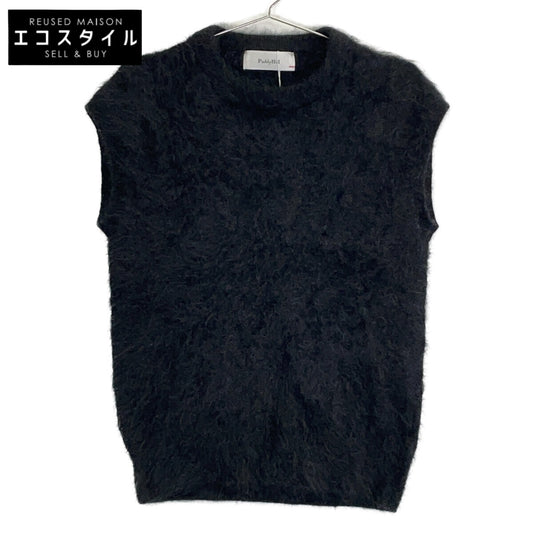 PaddyHill パディーヒル 23AW-PH0003 ブラック Fur Cashmere ベスト ベスト