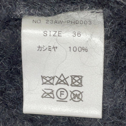 PaddyHill パディーヒル 23AW-PH0003 ブラック Fur Cashmere ベスト ベスト