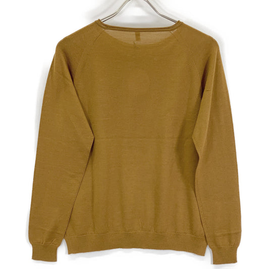 TOYOBOSHI 糸衣 NATSUME 09IT-WC0002 Brown wool-cashmere knit Tops Tops