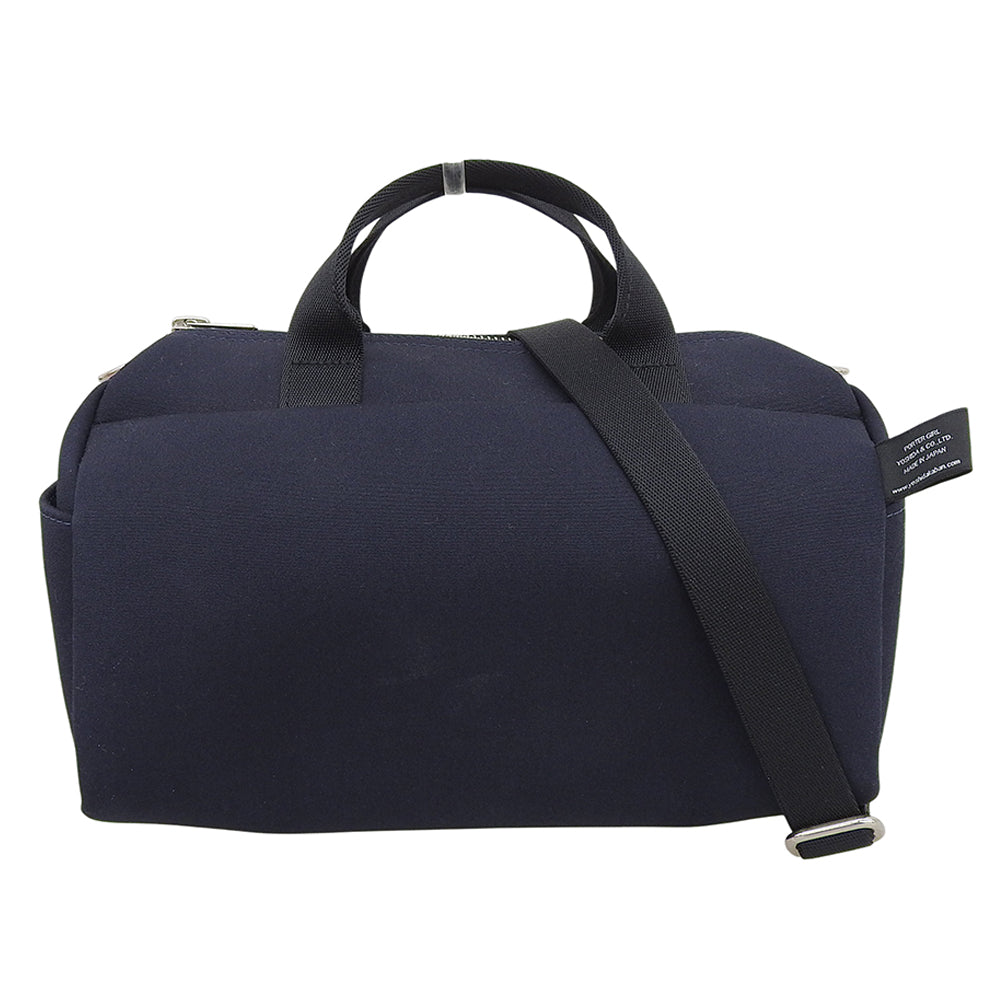 Excellent condition URBAN 2WAY BOSTON BAG Cotton Polyester Oxford Handbag Ladies Navy 525-09966 Handbag Ladies