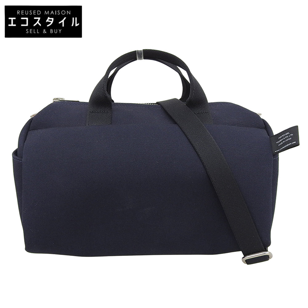 Excellent condition URBAN 2WAY BOSTON BAG Cotton Polyester Oxford Handbag Ladies Navy 525-09966 Handbag Ladies