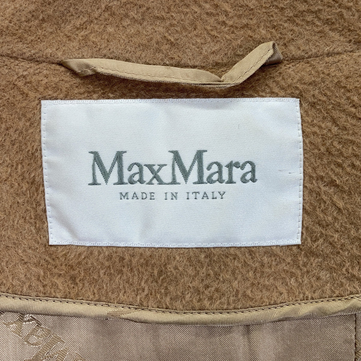 Max Mara マックスマーラ 101614730 beige cashmere-blend Chesterfield coat coat