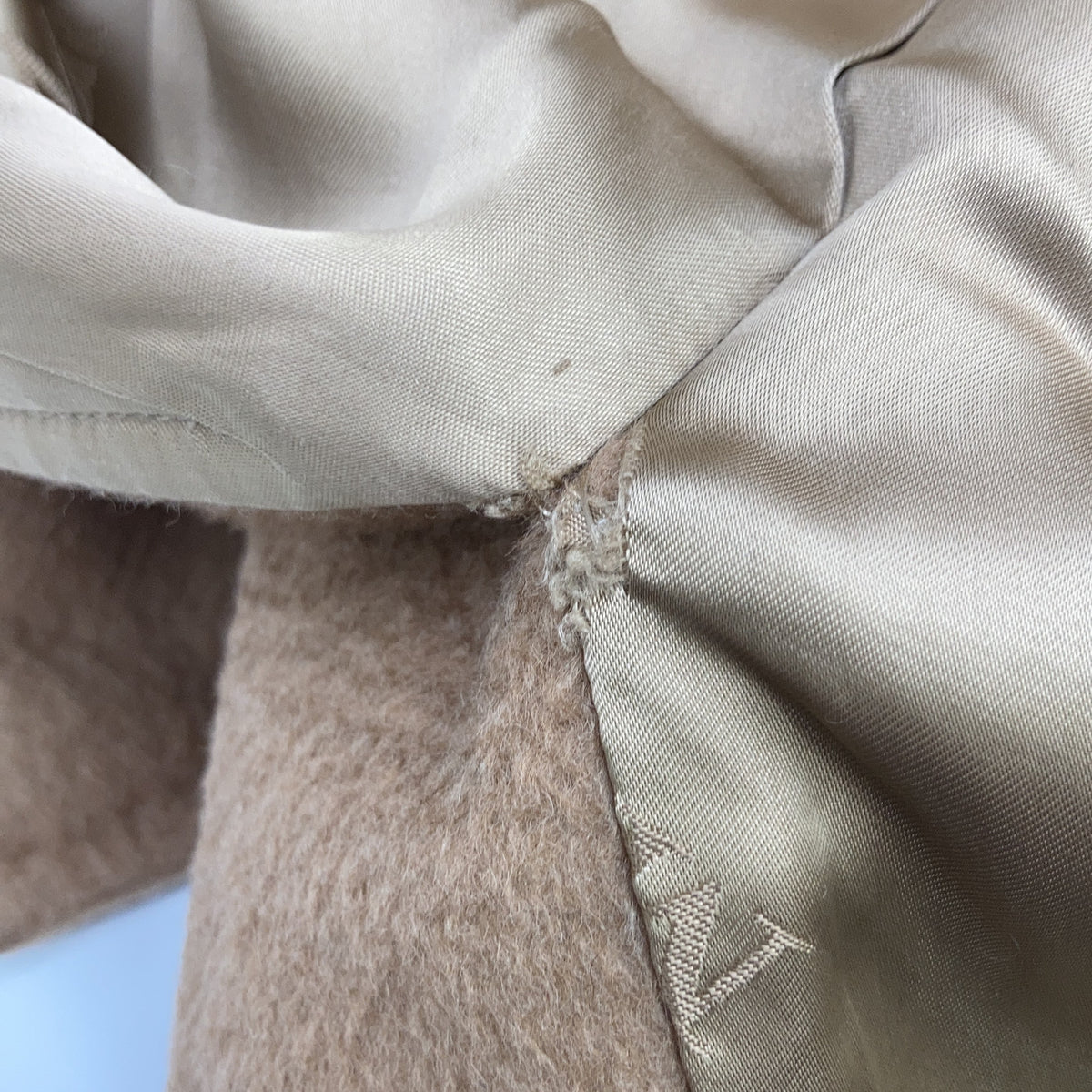 Max Mara マックスマーラ 101614730 beige cashmere-blend Chesterfield coat coat