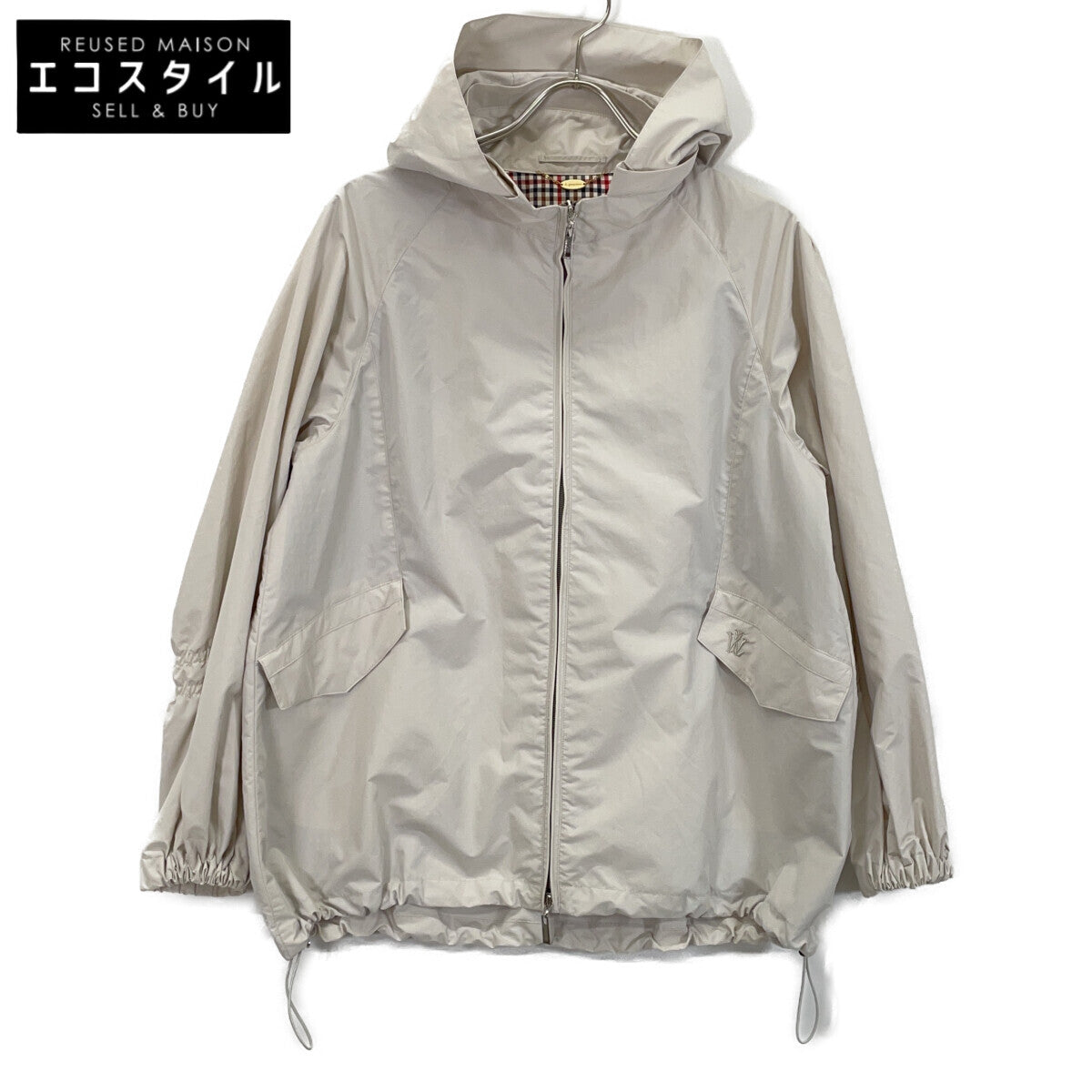 Aquascutum 雅格狮丹 HOFF 5023250012 MAURI塔夫绸连帽派克夹克