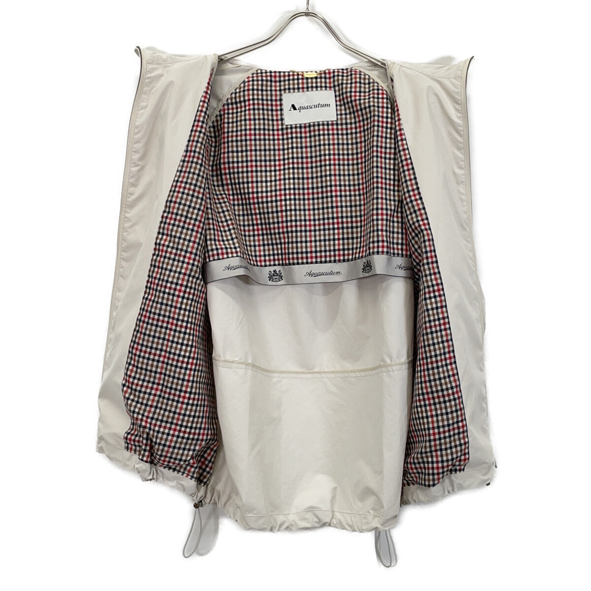 Aquascutum 雅格狮丹 HOFF 5023250012 MAURI塔夫绸连帽派克夹克