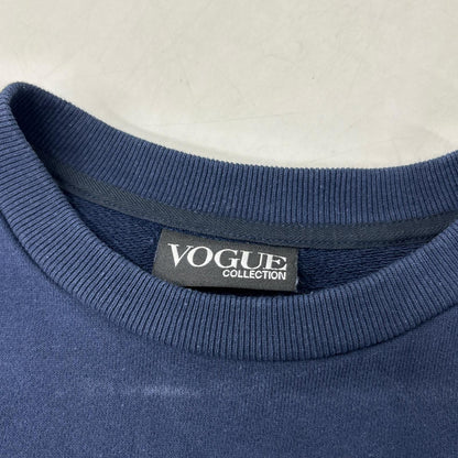 VOGUE ヴォーグ ネイビー VGAW-05 カレッジロゴ スウェットトレーナー トップス