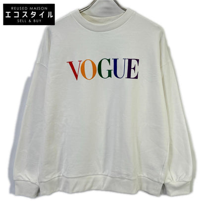 VOGUE ヴォーグ VGAW-05 ホワイト カレッジロゴ スウェット トップス