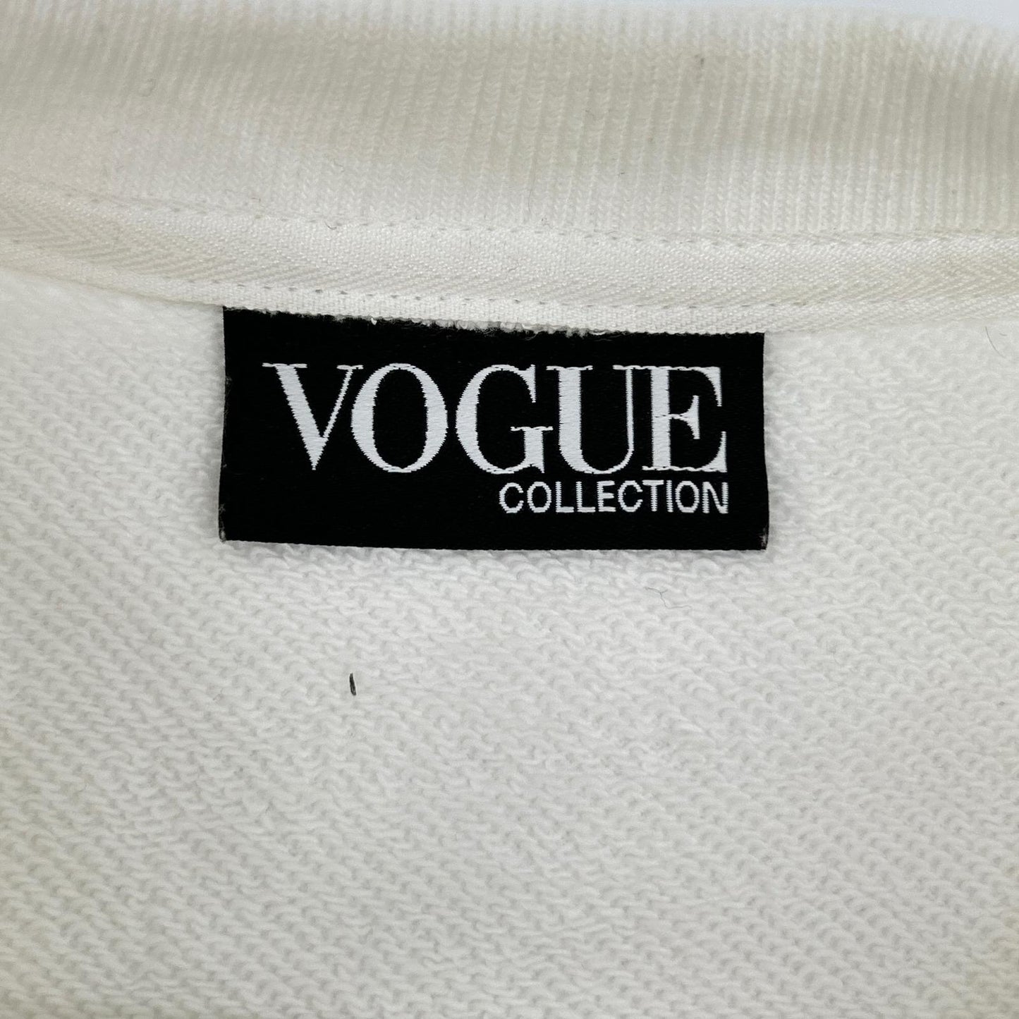 VOGUE ヴォーグ VGAW-05 ホワイト カレッジロゴ スウェット トップス