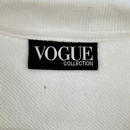 VOGUE ヴォーグ VGAW-05 ホワイト カレッジロゴ スウェット トップス