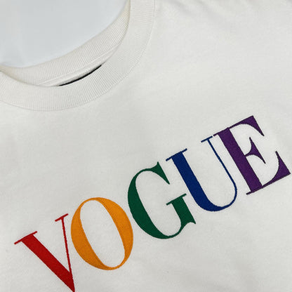 VOGUE ヴォーグ VGAW-05 ホワイト カレッジロゴ スウェット トップス