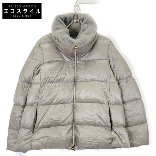 【美品/国内正品】PI001923D 尼龙超轻人造毛皮羽绒服 44 女士