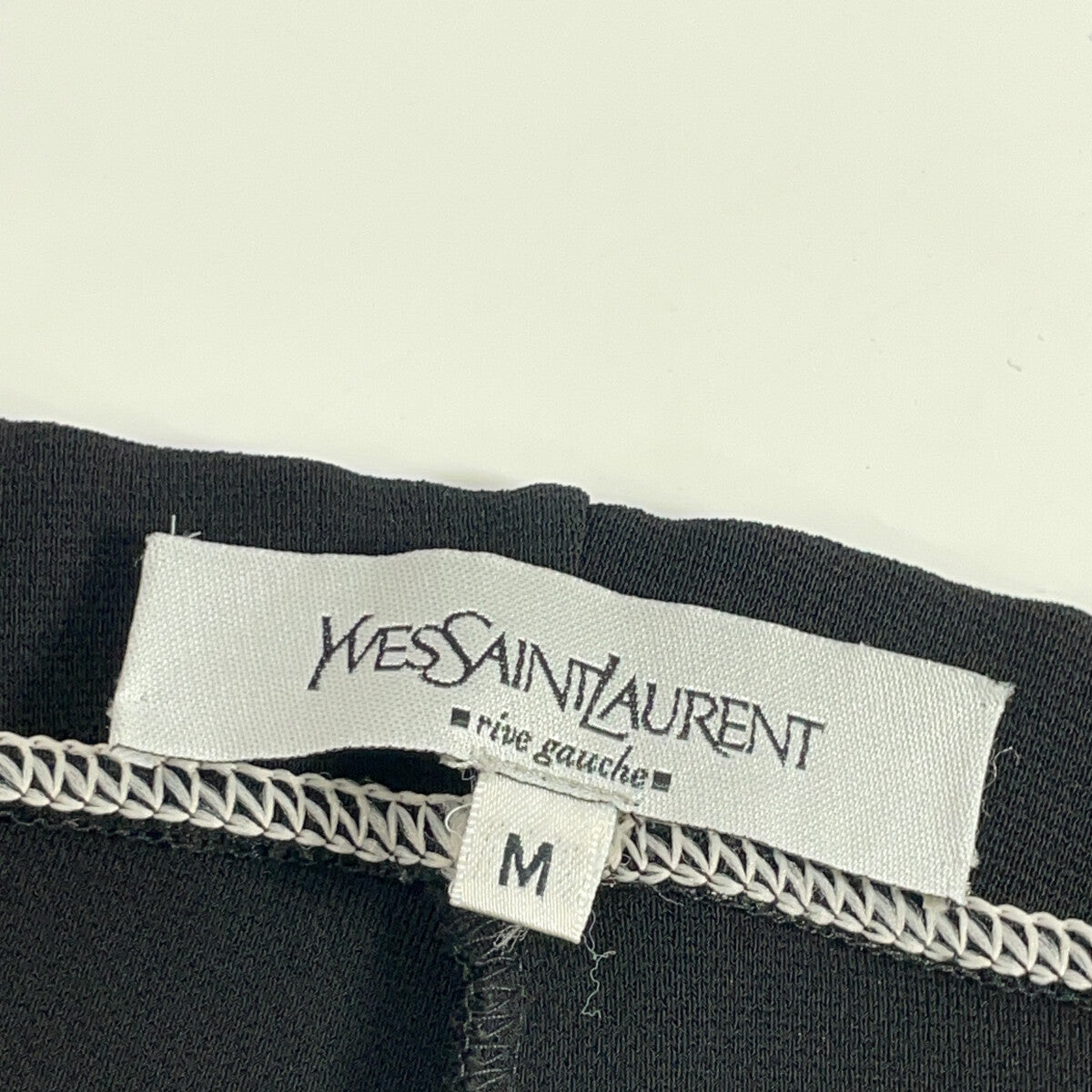 Yves Saint-Laurent 伊夫圣罗兰 黑色 弹力长裤 下装 M