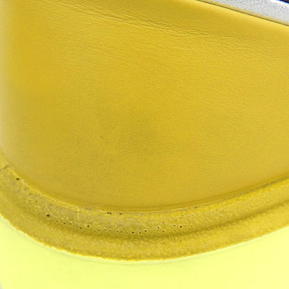 ecco エコー 美品 マスタード Grainer レザーシューズ レディース イエロー系/ブラック 24cm シューズ 24