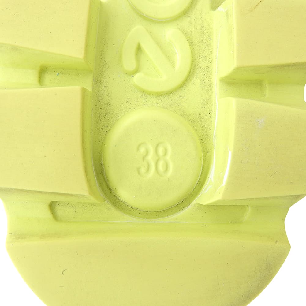 ecco エコー 美品 マスタード Grainer レザーシューズ レディース イエロー系/ブラック 24cm シューズ 24