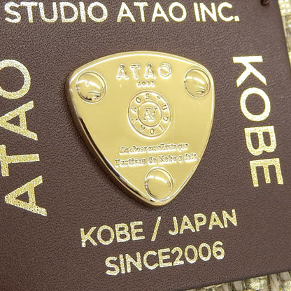ATAO アタオ 美品 shiki 四季 ジュート レザー ハンドバッグ レディース ゴールド 0318 ハンドバッグ