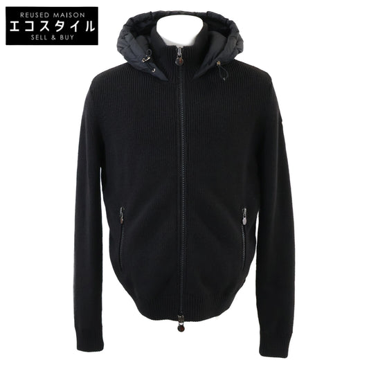 MONCLER モンクレール 美品 MAGLIONE TRICOT CARDIGAN ニット切替 ダウン ジャケット