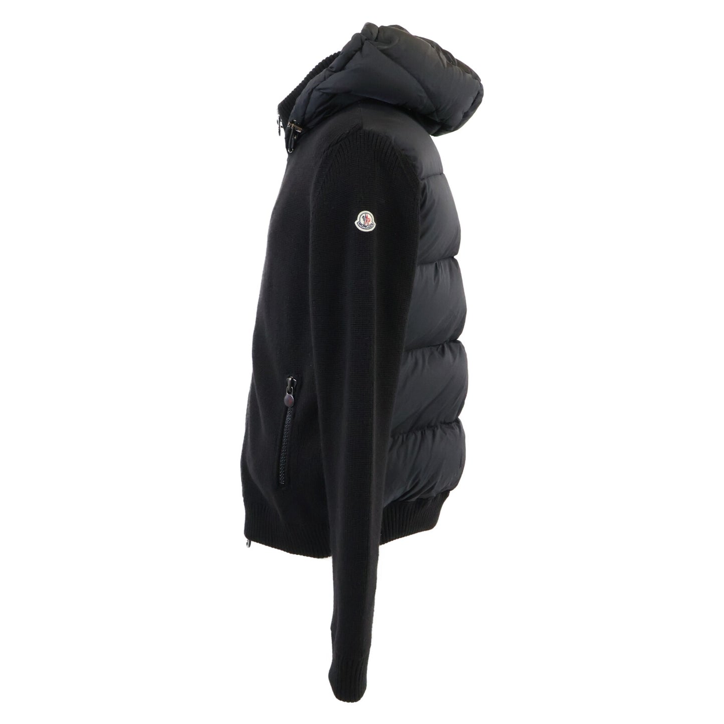 MONCLER モンクレール 美品 MAGLIONE TRICOT CARDIGAN ニット切替 ダウン ジャケット