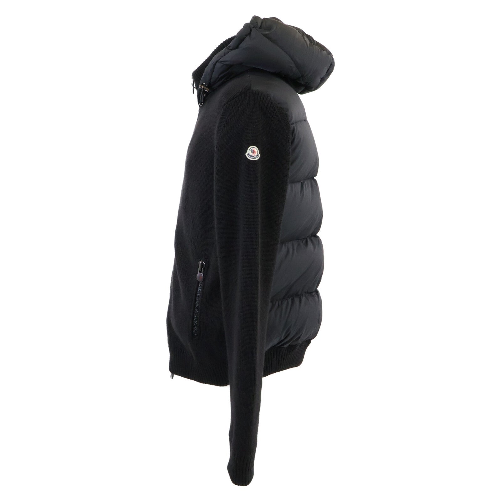 MONCLER モンクレール 美品 MAGLIONE TRICOT CARDIGAN ニット切替 ダウン ジャケット