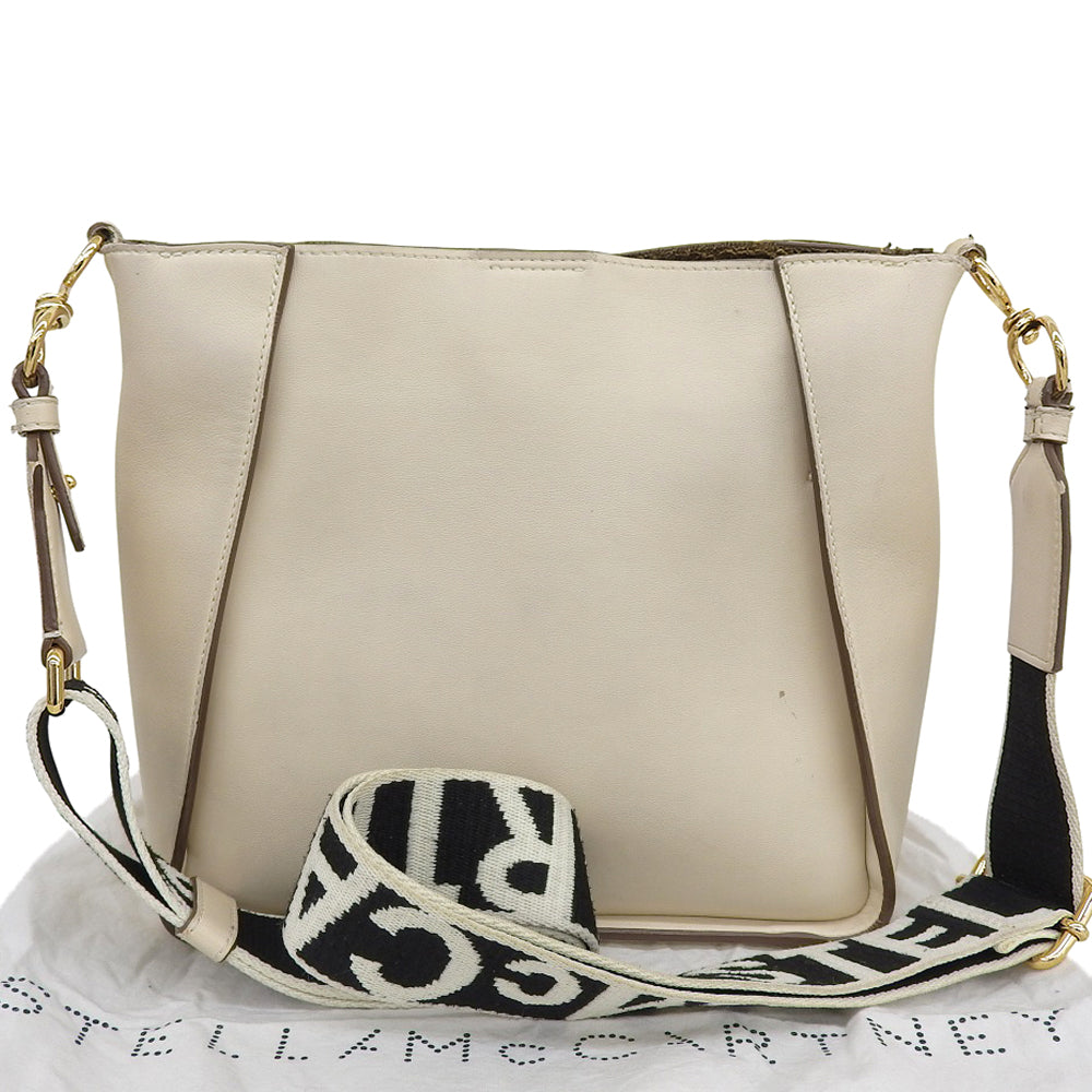 STELLA McCARTNEY ステラマッカートニー ロゴ ショルダーバッグ レディース アイボリー 700073 ショルダーバッグ