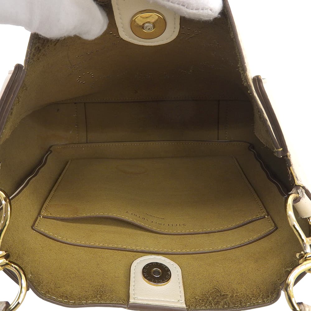 STELLA McCARTNEY ステラマッカートニー ロゴ ショルダーバッグ レディース アイボリー 700073 ショルダーバッグ