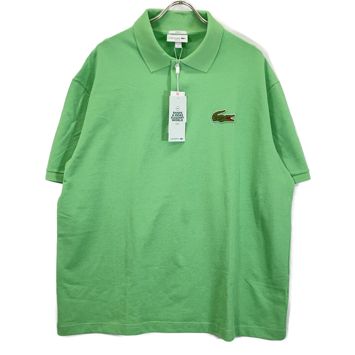 Lacoste Light Green PH2751-10 L.12.12 Loose Fit Short Sleeve Polo Shirt Top