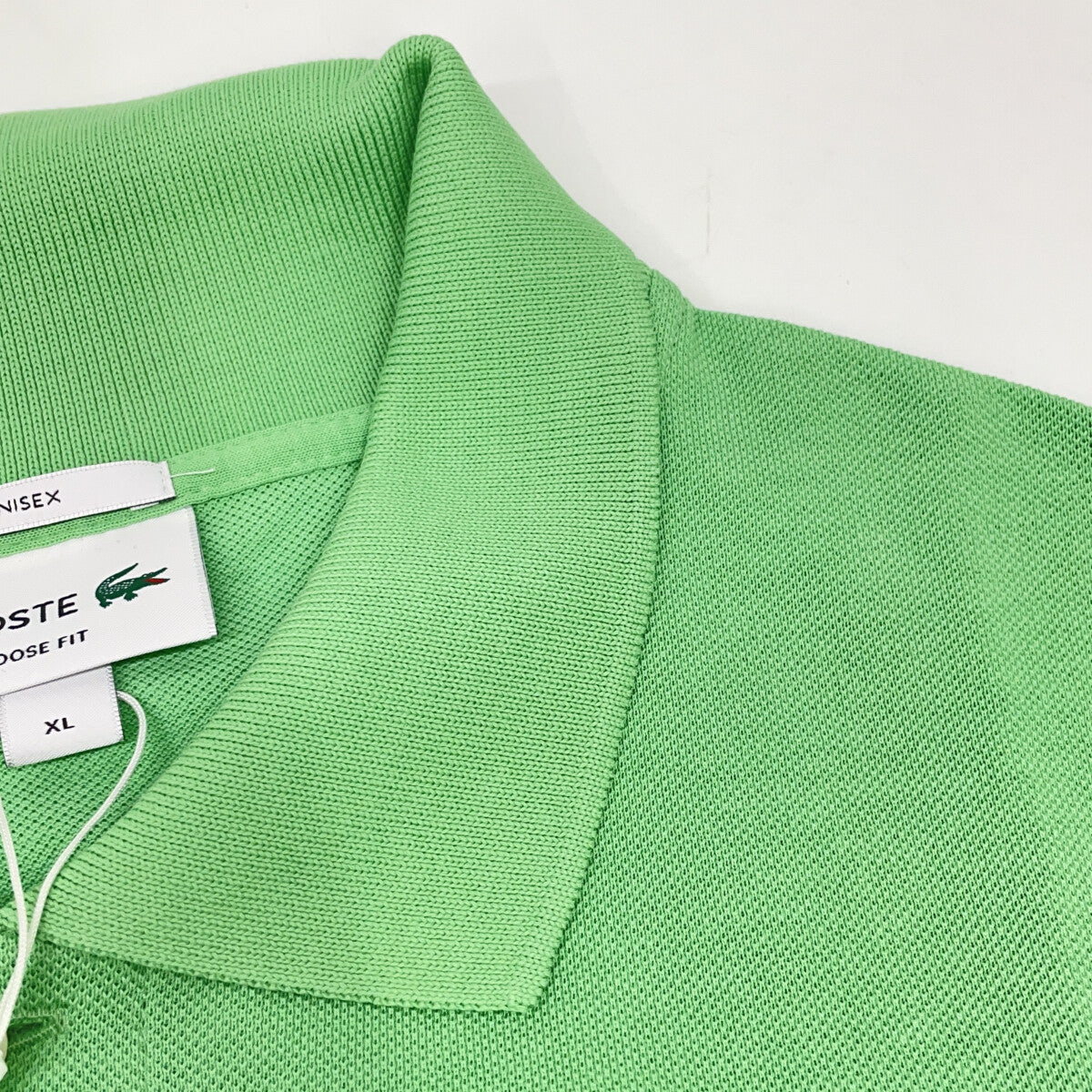 Lacoste Light Green PH2751-10 L.12.12 Loose Fit Short Sleeve Polo Shirt Top