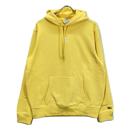 Lacoste ラコステ イエロー SH2740-99 バックプリントスウェットフーディー トップス