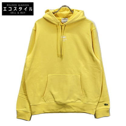 Lacoste ラコステ イエロー SH2740-99 バックプリントスウェットフーディー トップス