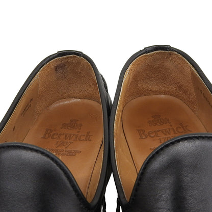 BERWICK バーウィック タッセルローファー シューズ レディース ブラック 5 4340 シューズ 5