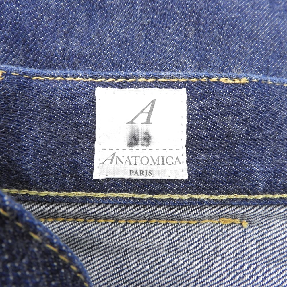 ANATOMICA Indigo High-Waisted Denim Pants Bottoms Women's 23 618MARILYN Bottoms 23