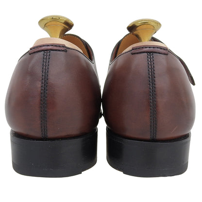 Edward Green エドワードグリーン 美品 B82ラスト ウエストミンスター ダブルモンクシューズ メンズ ブラウン 8/8.5 シューズ 8/8.5