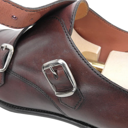 Edward Green エドワードグリーン 美品 B82ラスト ウエストミンスター ダブルモンクシューズ メンズ ブラウン 8/8.5 シューズ 8/8.5