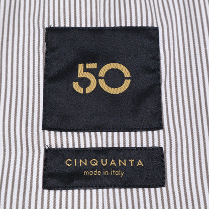 Cinquanta 6328 Brown Goat Suede Driving Blouson Jacket