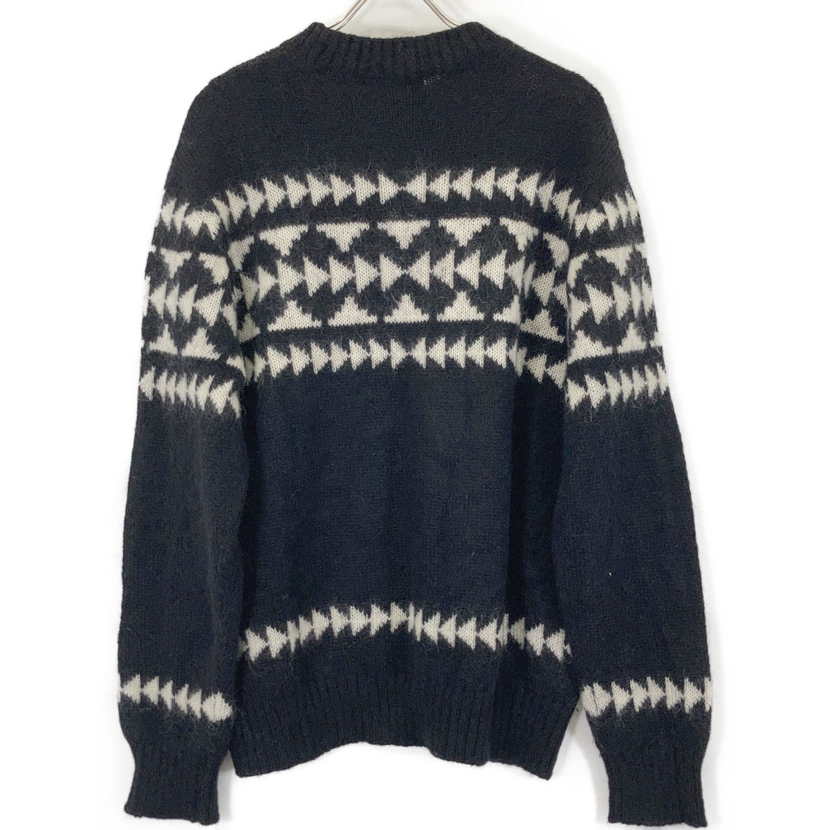 MONCLER モンクレール H20919C00011 GIROCOLLO TRICOT 総柄 モヘア混 ニットセーター/ トップス