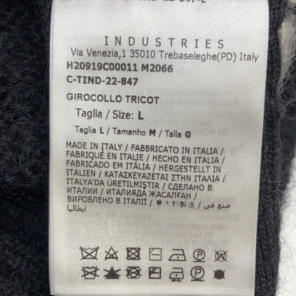 MONCLER H20919C00011 GIROCOLLO TRICOT All-Over-Pattern Mohair-Blend Knit Sweater