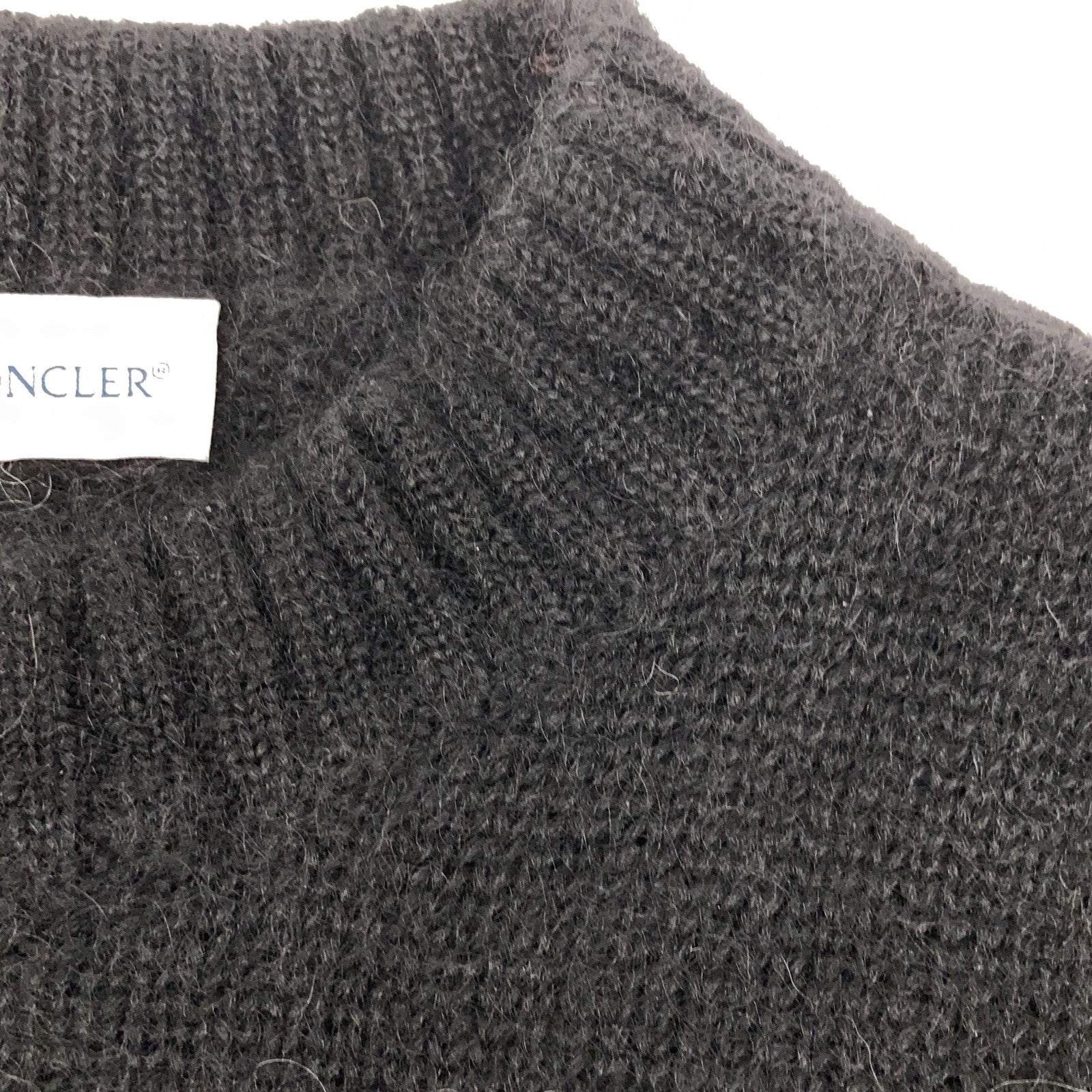 MONCLER モンクレール H20919C00011 GIROCOLLO TRICOT 総柄 モヘア混 ニットセーター/ トップス