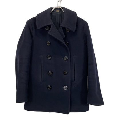 BR11554 Navy NAVAL CLOTHING FACTORY Pea Coat 36 Men's