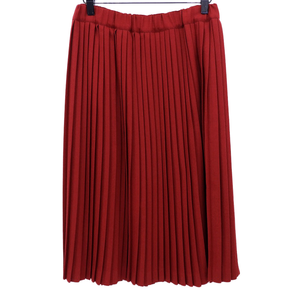 CASIMICO New Wool Pleated Skirt Women's Red Size 1 DEF-1903 Skirt 1