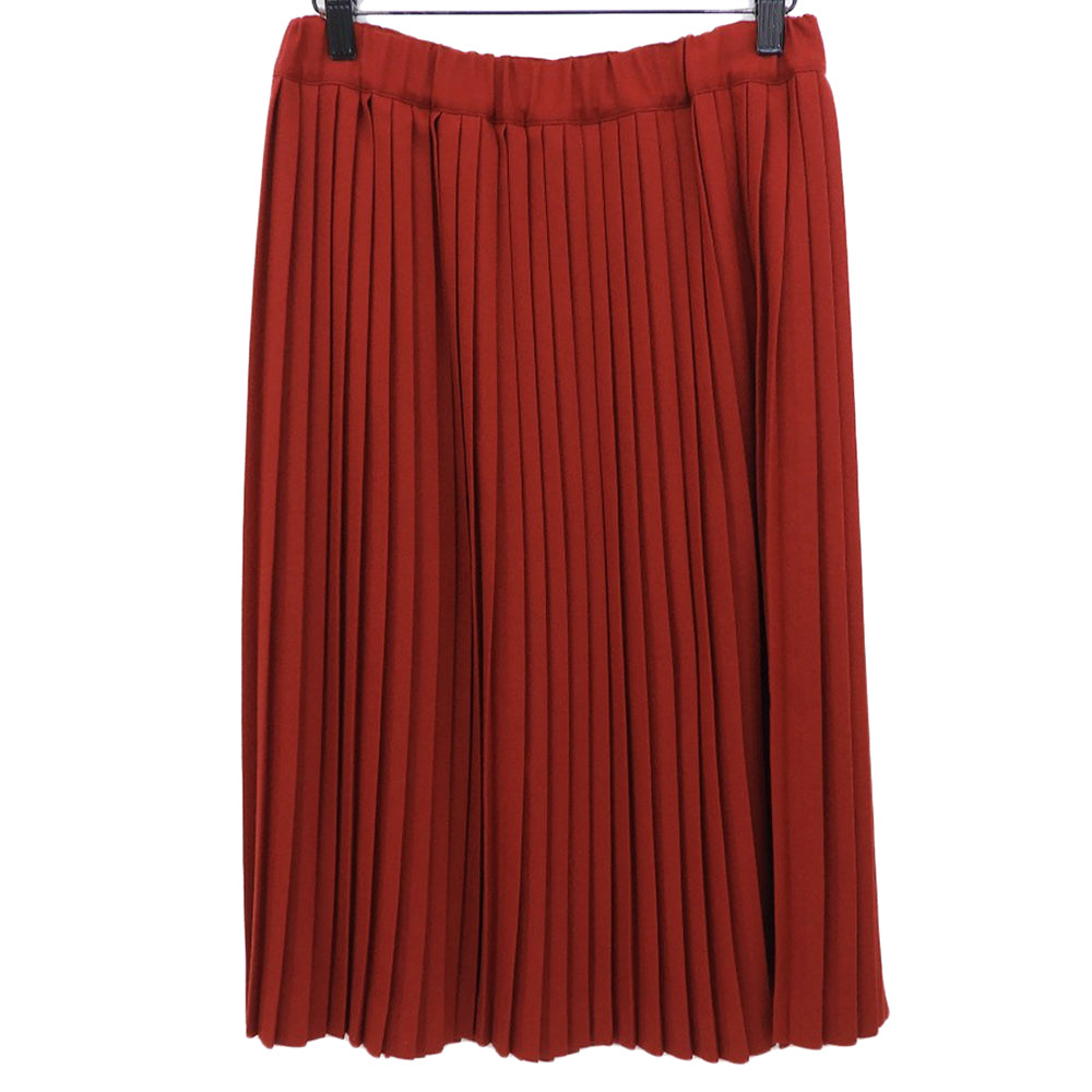 CASIMICO New Wool Pleated Skirt Women's Red Size 1 DEF-1903 Skirt 1