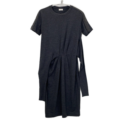 BRUNELLO CUCINELLI 布鲁奈罗·库奇内利 炭灰色 羊毛 Monili珠饰 连衣裙 LAK788961 连衣裙