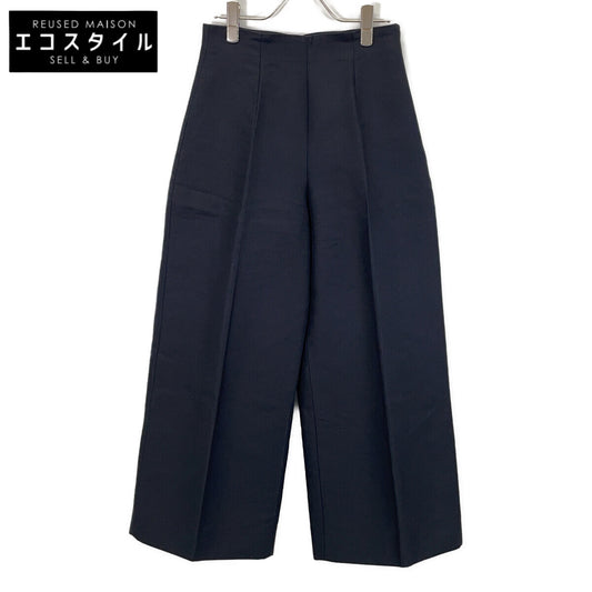 MARNI 马尔尼 24SS PAMA0476A0 黑色 棉质 长裤 下装