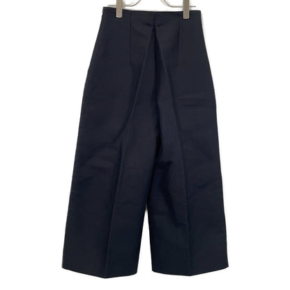 MARNI 马尔尼 24SS PAMA0476A0 黑色 棉质 长裤 下装