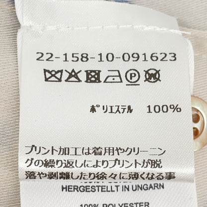 DRIES VAN NOTEN 德赖斯·范诺顿 紫色×米色 22AW 水彩画风格波点 缎面 衬衫 上衣