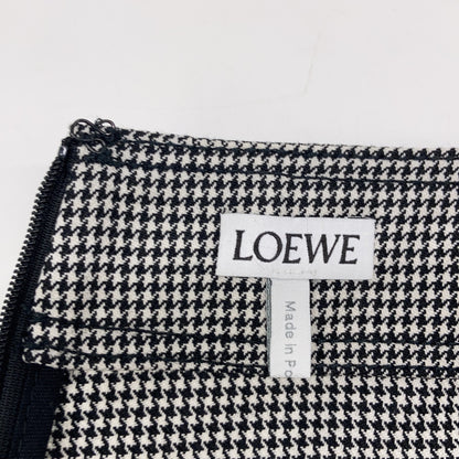 LOEWE ロエベ S540Y08X39 グレー ハウンドトゥース マーメイド スカート スカート