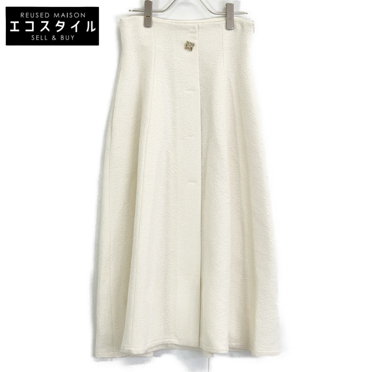 ROCHAS ROPV35064A Front Slit Skirt