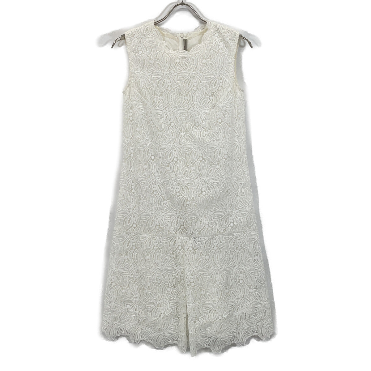 ERMANNO SCERVINO 艾尔玛诺·谢尔维诺 D322Q419YEE 白色 蕾丝连衣裙 连衣裙