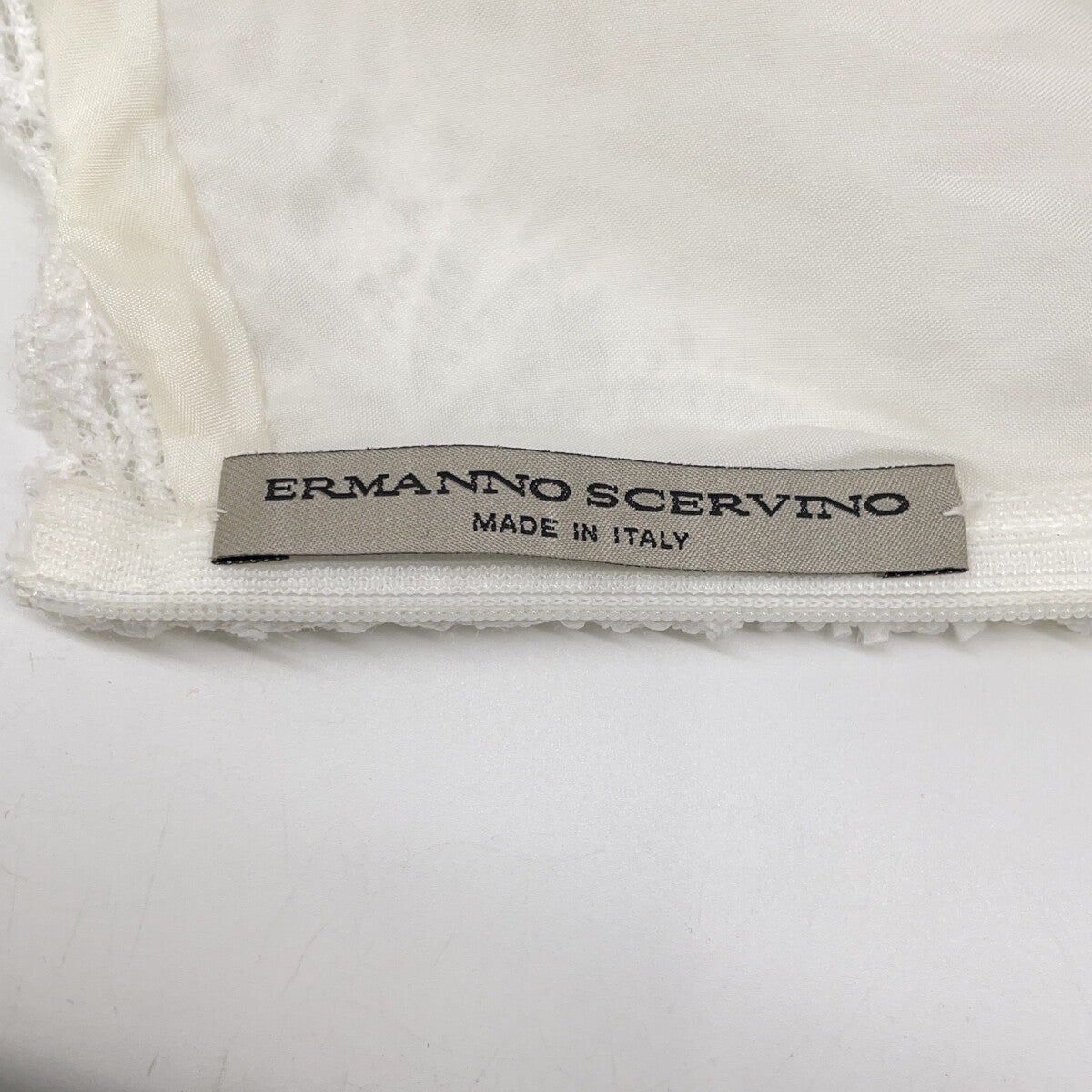 ERMANNO SCERVINO 艾尔玛诺·谢尔维诺 D322Q419YEE 白色 蕾丝连衣裙 连衣裙