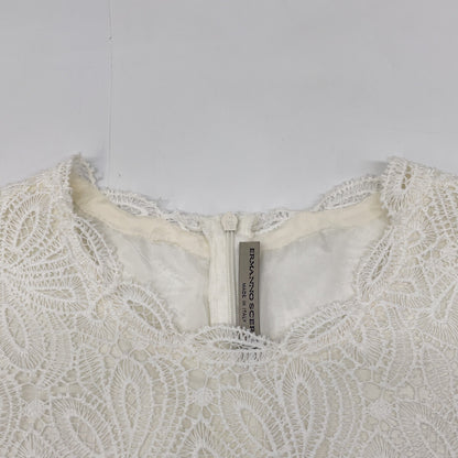 ERMANNO SCERVINO エルマノシェルビーノ D322Q419YEE ホワイト レース ワンピース ワンピース